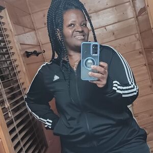 Adidas Originals Black Jacket with White Accents